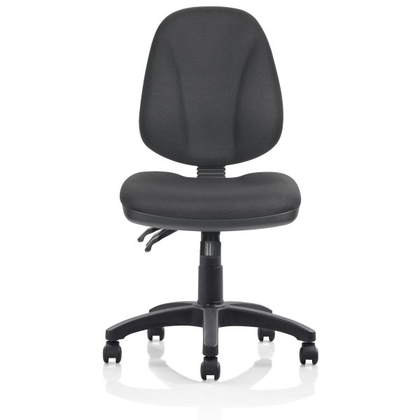 Deluxe kontorstol, sort