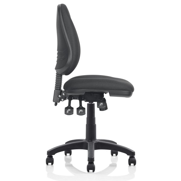 Deluxe kontorstol, sort