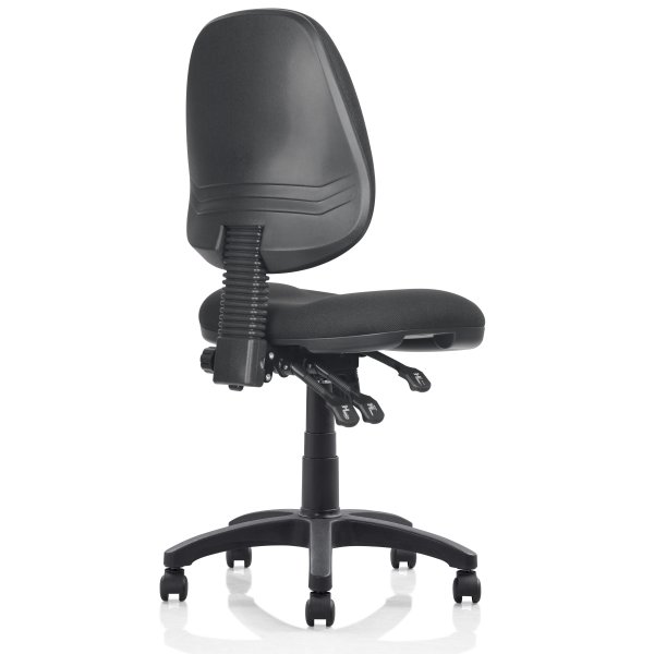 Deluxe kontorstol, sort