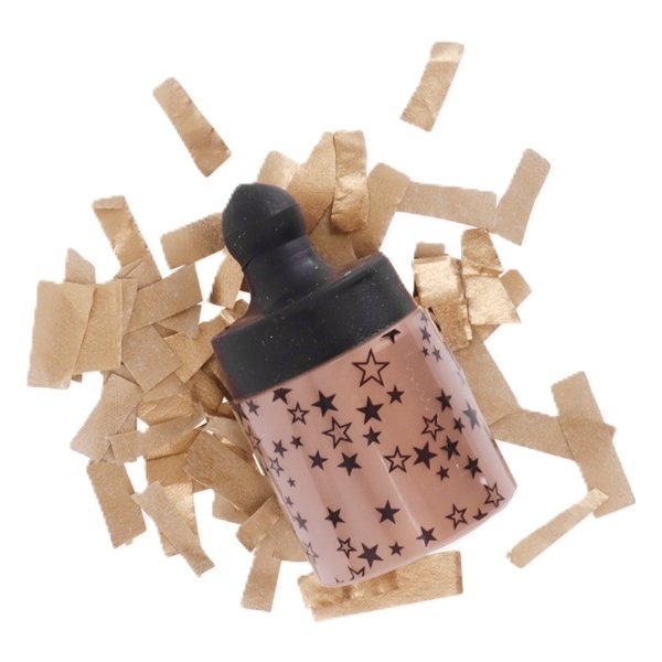 Konfetti pop, 8 stk + genfyld, guld og stjerner