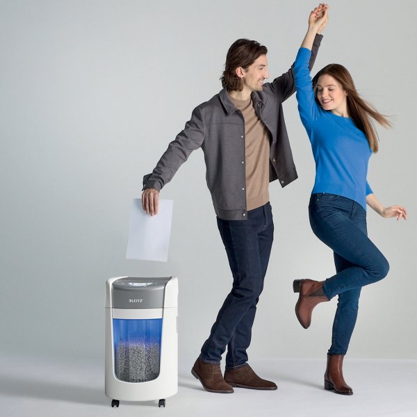 Leitz IQ OptiMax makulator, P5 22L - Hvid