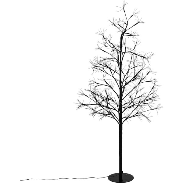 Lystræ m. 990 LED H120 cm. varm hvid