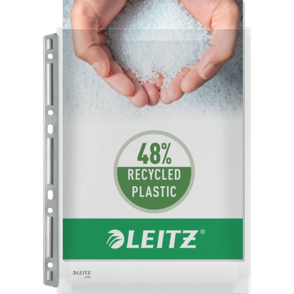 Leitz Plastlomme | A4 | Eksp. m. hulstr. | 3 stk.