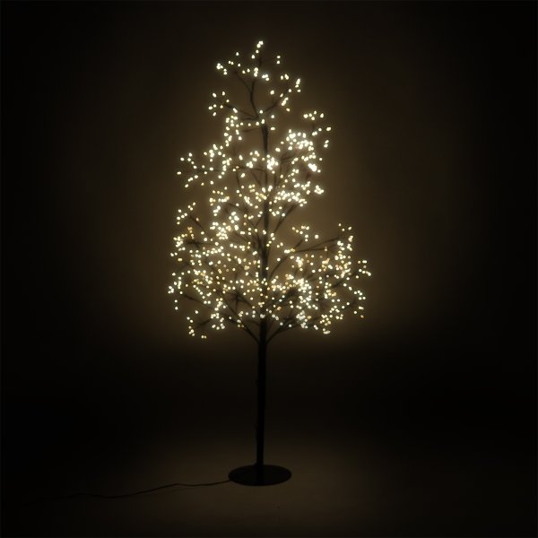 Lystræ m. 990 LED H120 cm. varm hvid