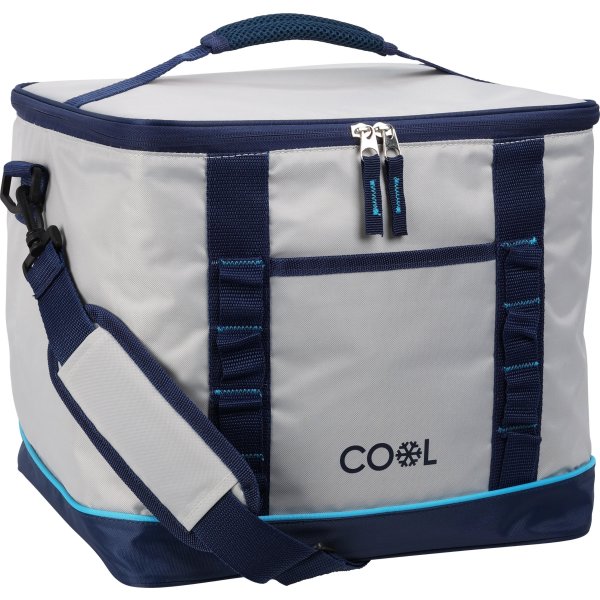 Køletaske Lux, grå/mørkeblå, 32,5x28,5x33 cm, 28L.