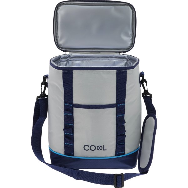 Køletaske Lux, grå/mørkeblå, 25,5x15,5x33 cm, 12L.