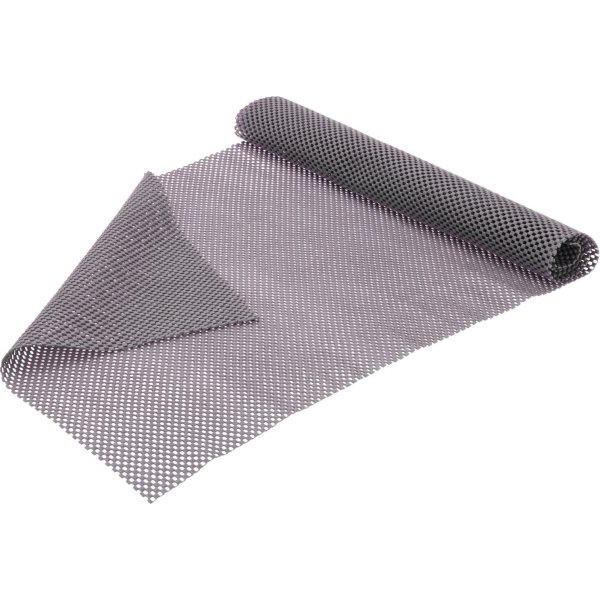 Anti-slip måtte, PVC, grå/hvid, 45x125 cm.