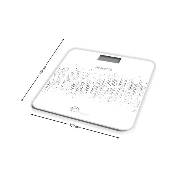 Little balance personvægt, hvid, tale