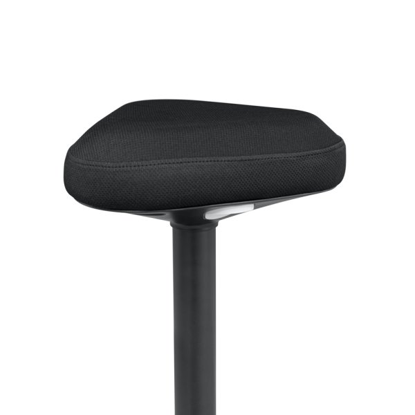 Lux balancestol, sort stel og sort stof