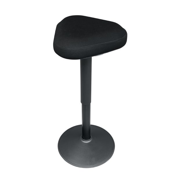 Lux balancestol, sort stel og sort stof