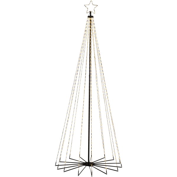 Juletræ i Metal m. LED H240cm