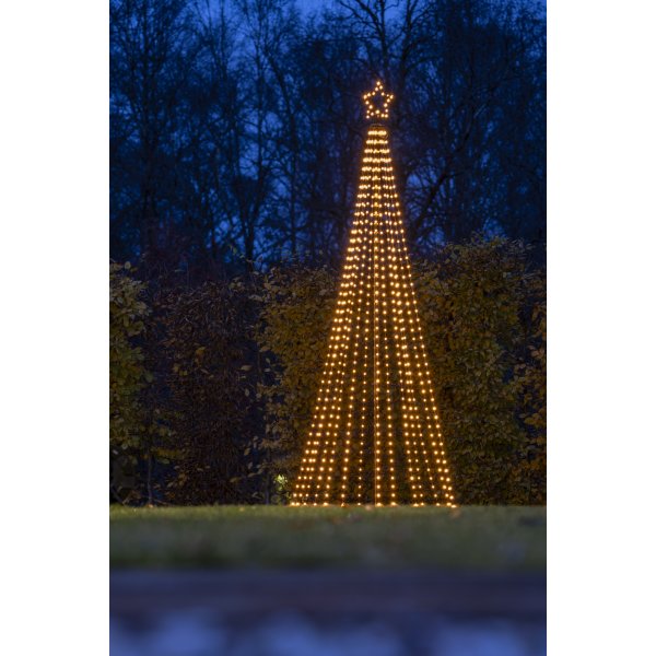 Juletræ i Metal m. LED H240cm