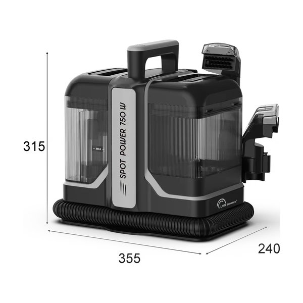 Little balance Pletfjerner, 5 meter, sort