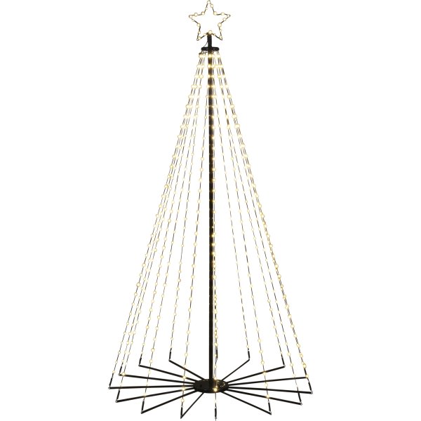 Juletræ i Metal m. LED H180cm