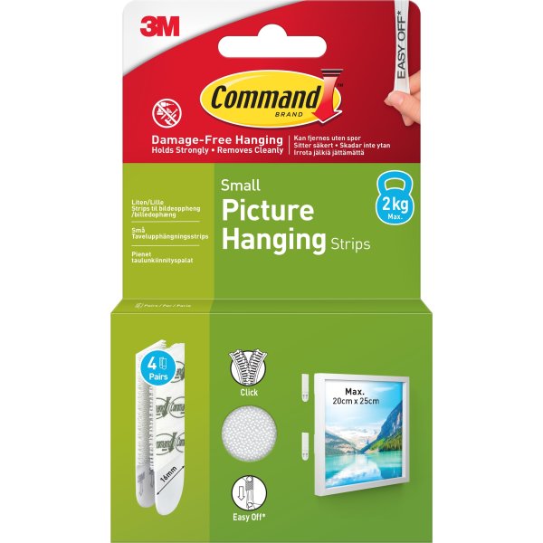 Command Klæbestrips til billedophæng | S | Hvid