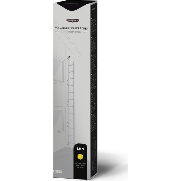 Housegard Flugtstige, 3,9 meter, udfoldbar