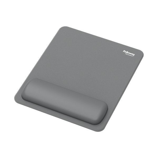 Fellowes Breyta musemåtte, håndledsstøtte, grå