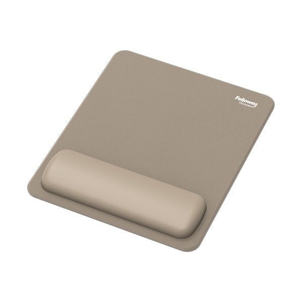 Fellowes Breyta musemåtte, m. håndledsstøtte, Sand