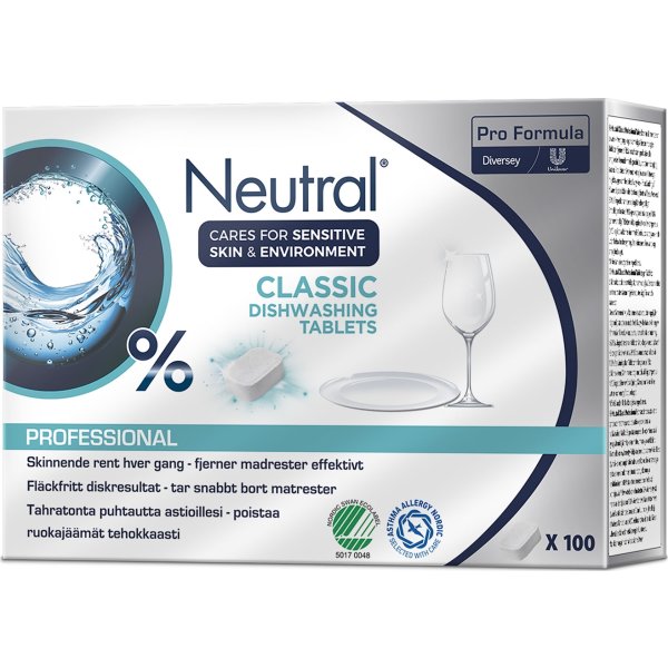 Neutral Opvasketabs | Classic | 100 Tabs