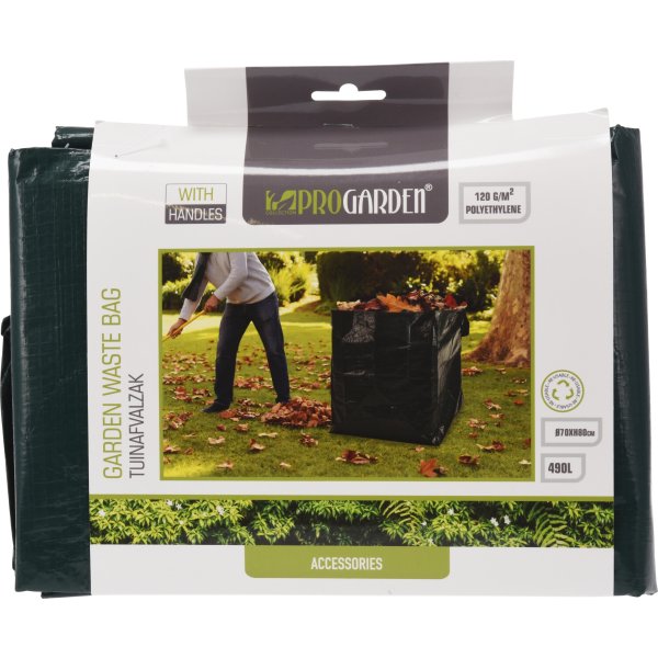 Pop-up havesæk, grøn, 70x70x80 cm.