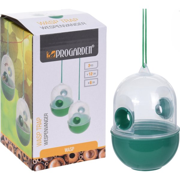 Hvepsefanger til ophæng, plast, 2 stk.