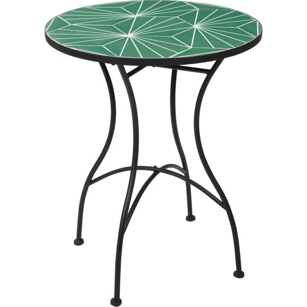 Bistro Derby mosaik cafébord, jern