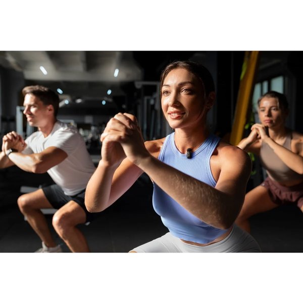 BOYA 2x Mini Mikrofon, trådløs, AI, 2,4GHz