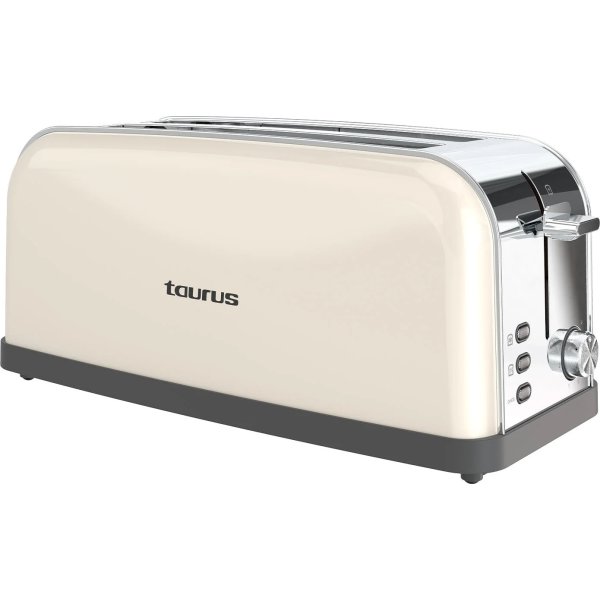 TAURUS Brødrister, Vintage, Lang, Cream-farvet