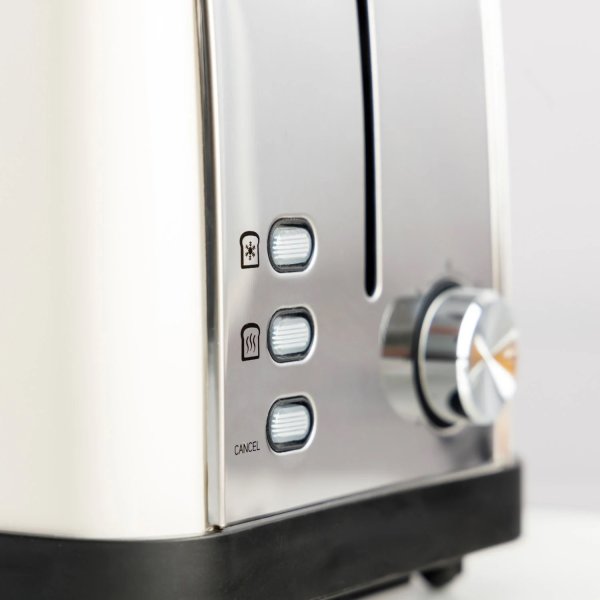 TAURUS Brødrister, Vintage, Lang, Cream-farvet