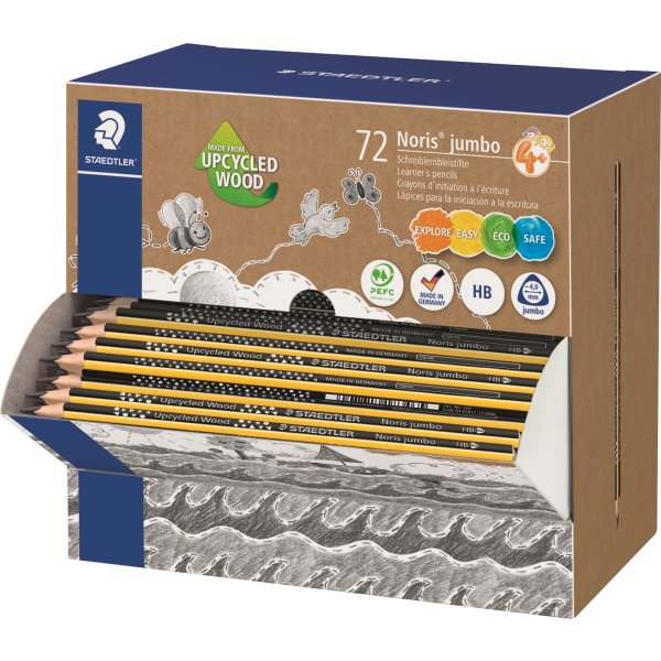 Staedtler Noris 119 Jumbo Begynderblyant | 72 stk.