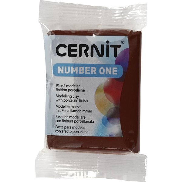 Cernit Number One, 56 g, brun