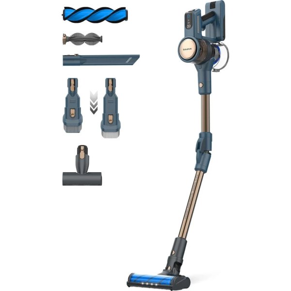 TAURUS Støvsuger, håndholdt, m. tilbehør