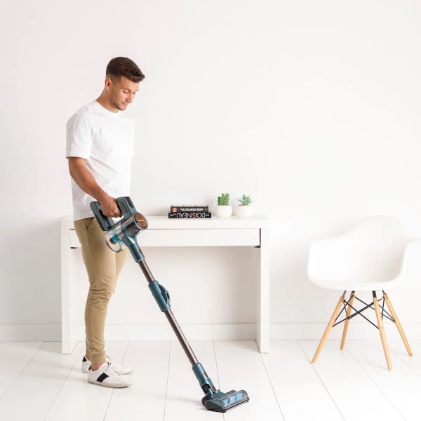 TAURUS Støvsuger, håndholdt, m. tilbehør