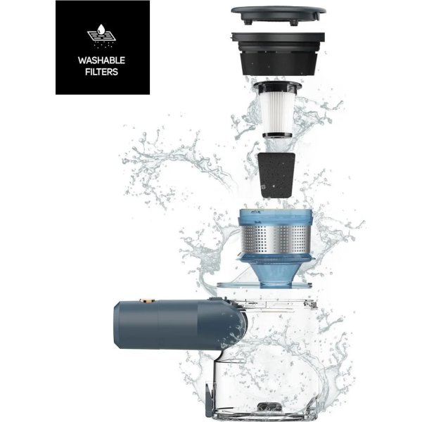 TAURUS Støvsuger, håndholdt, m. tilbehør