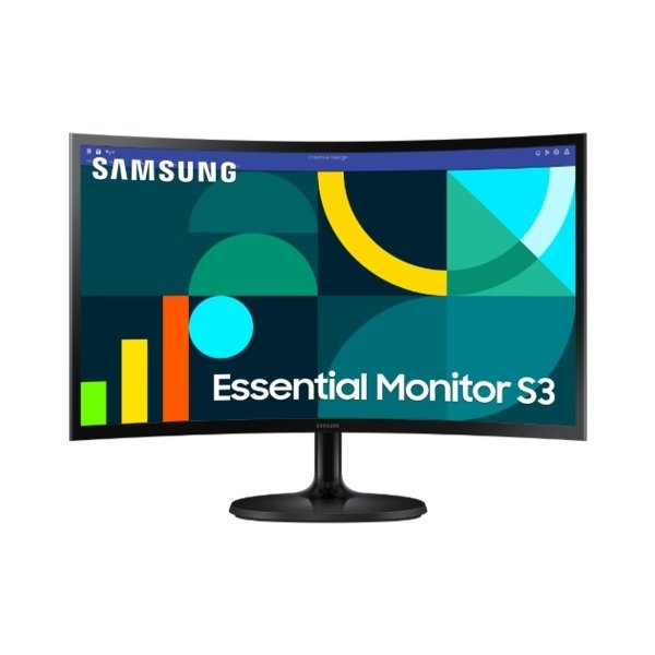 Samsung Essential S3 S24D304GAU 24" kurvet skærm