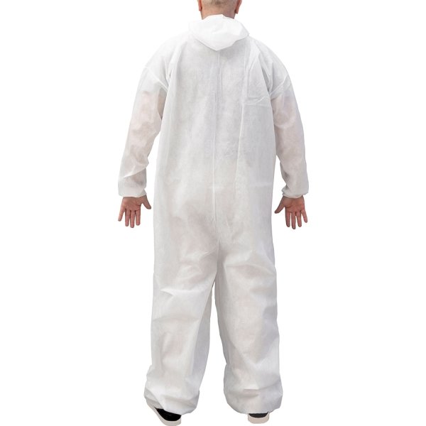 Basic Engangsdragt/Beskyttelsesdragt | XL | Hvid