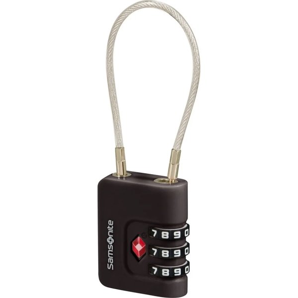 SAMSONITE Kabellås. Sort - TA Revolution