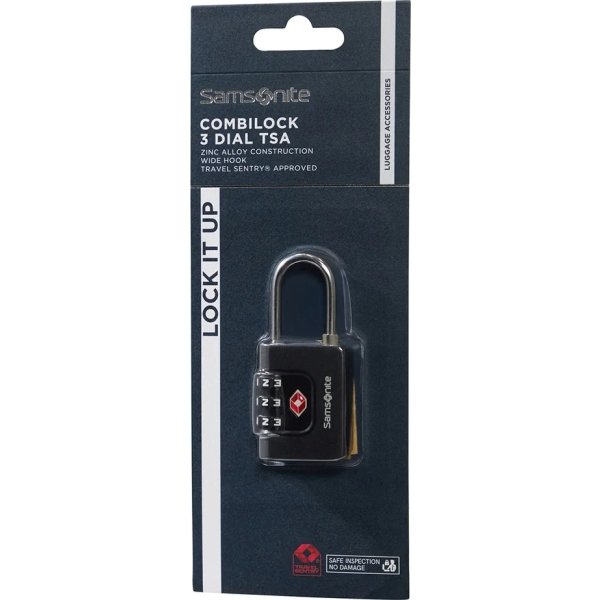 SAMSONITE Kombinationslås, Sort -  TA Revolution