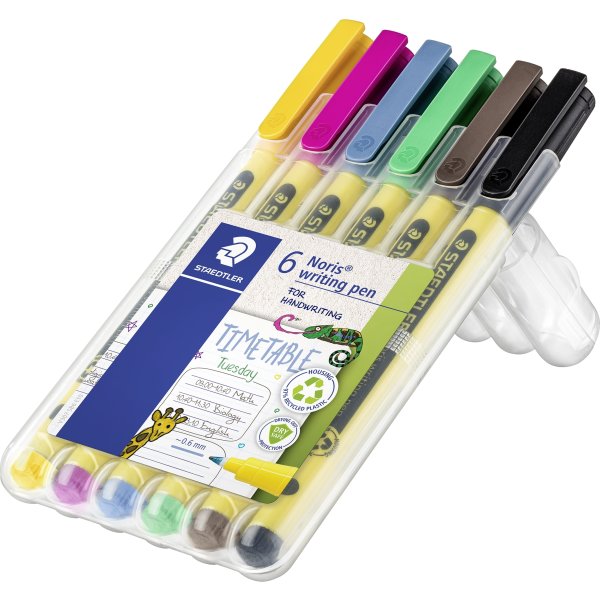 Staedtler Noris 307 Fineliner | 6 farver