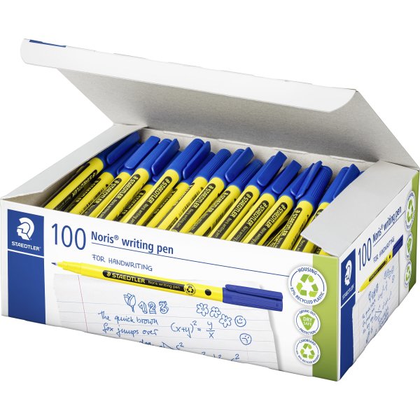 Staedtler Noris 307 Fineliner | Blå | 100 stk.