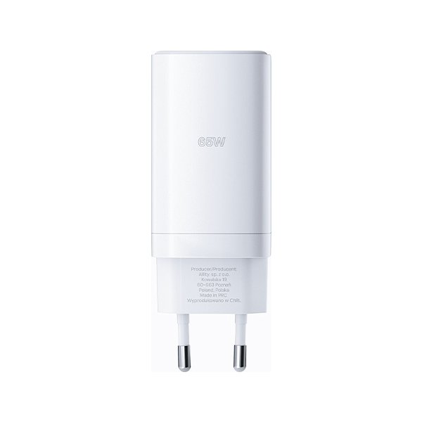 Allity Oplader, 2x USB-C, 1x USB-A, 65W - Hvid