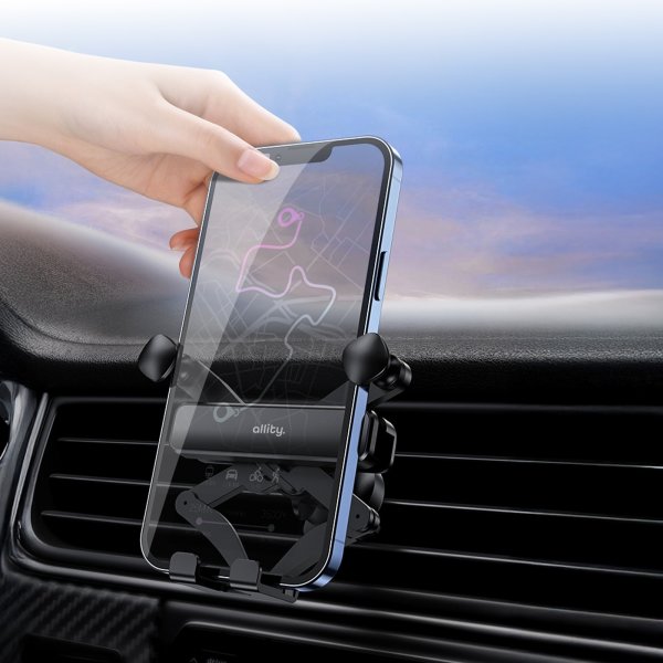 Allity Mobiltelefonholder, sort - ACH-100