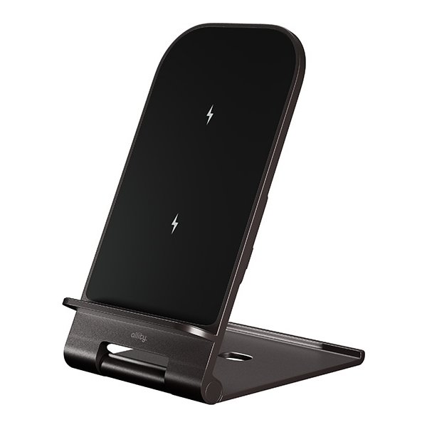 Allity Trådløs oplader, 15W, Graphit - AWC-100
