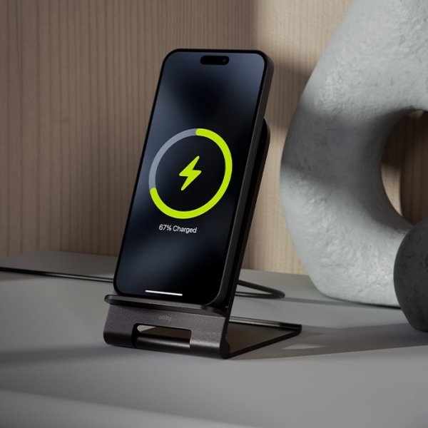 Allity Trådløs oplader, 15W, Graphit - AWC-100