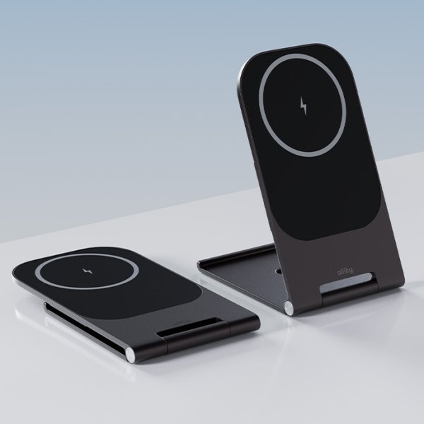 Allity Trådløs oplader, 15WMS, Graphit - AWC-200