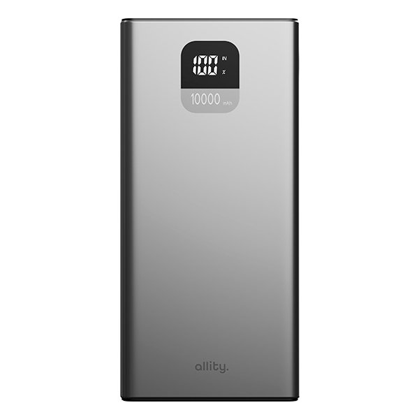 Allity Powerbank, 22,5W, Grå - APB-100