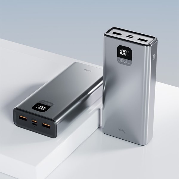 Allity Powerbank, 22,5W, 20000 mAh - Grå