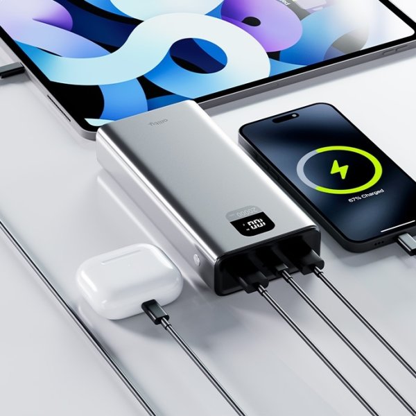 Allity Powerbank, 22,5W, 20000 mAh - Grå