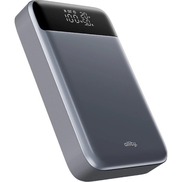 Allity Powerbank, 33W, 10000 mAh - Grå