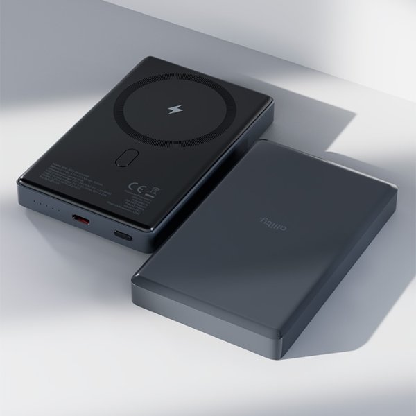 Allity Trådløs powerbank, 20W, 10000 mAh - Grå